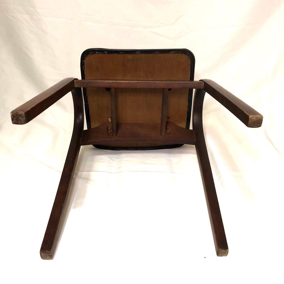 秋田木工 スツール 黒 3脚　ビンテージ　希少