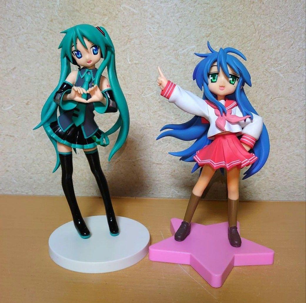 らき☆すた OVA エクストラ 柊かがみ 初音ミク 泉こなた フィギュア