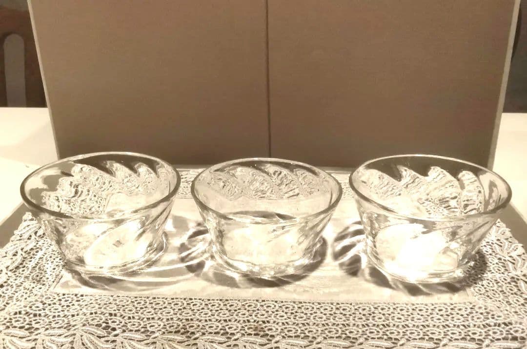 倉敷ガラス 小谷眞三 鉢3個