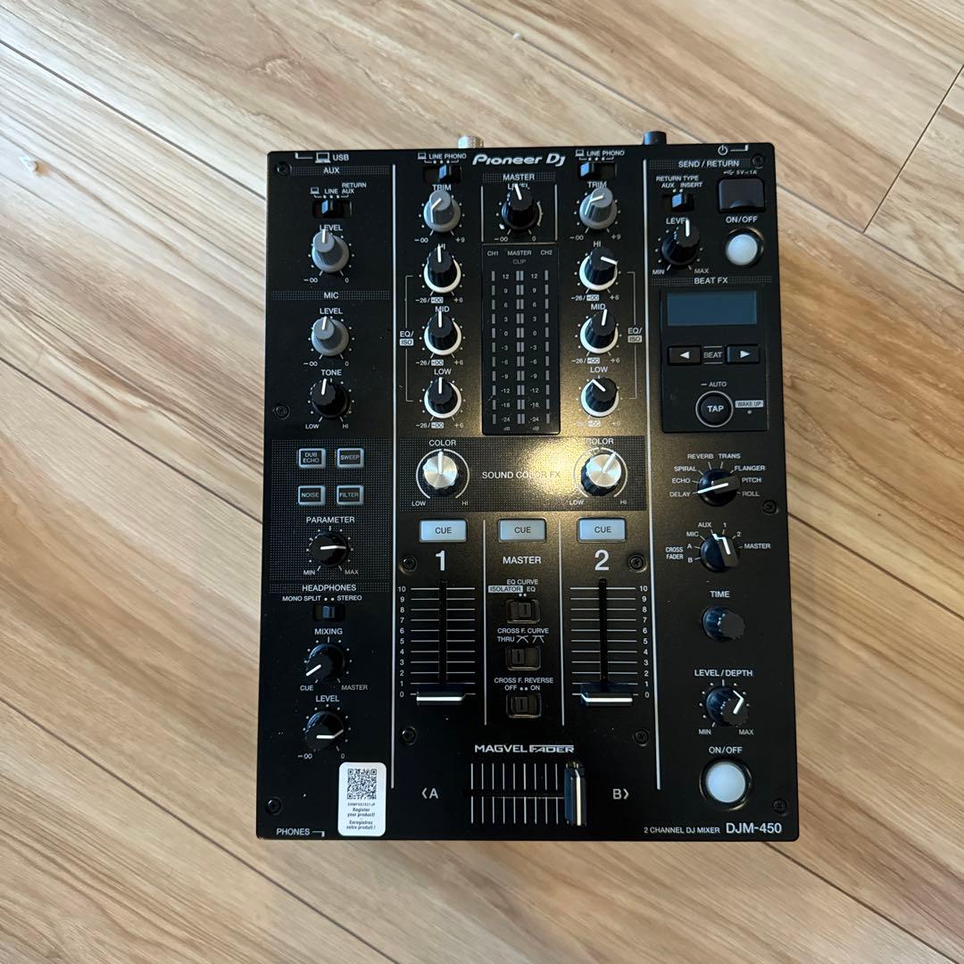 Pioneer DJ DJM-450 2チャンネルDJミキサー Pioneer DJ DJM-450 2