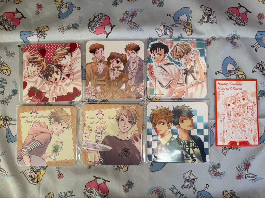 桜蘭高校ホスト部 コラボカフェ 特典 コースター 東京会場限定 フード