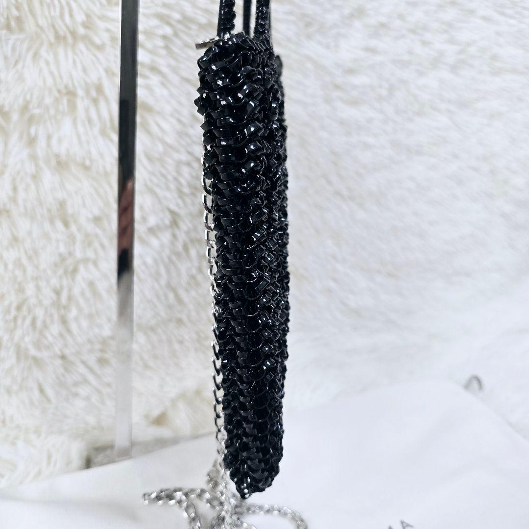 極美品✨アンテプリマ ミディアム チェーン エナメルブラック