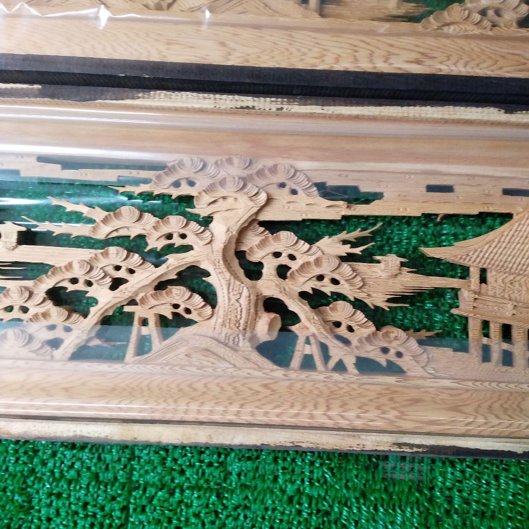 国産杉極上彫り欄間