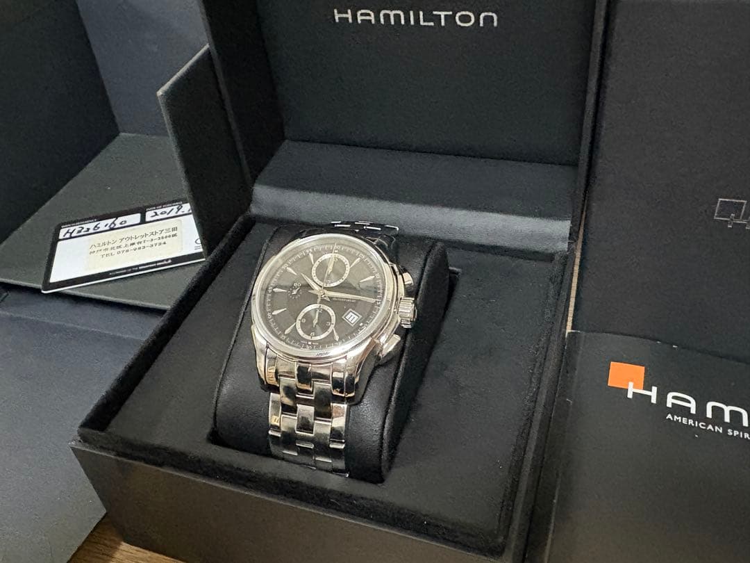 歳末セール中 ハミルトン HAMILTON ジャズマスタークロノグラフ 自動巻き