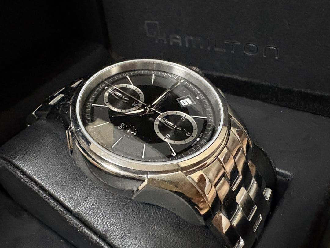歳末セール中 ハミルトン HAMILTON ジャズマスタークロノグラフ 自動巻き