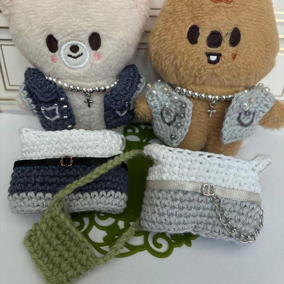 ゆうち様 SKZOO 10cmぬいぐるみ用 衣装 ハン アイエン