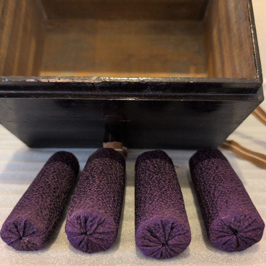 古黒織部 沓茶碗 仕覆 時代箱 - メルカリ