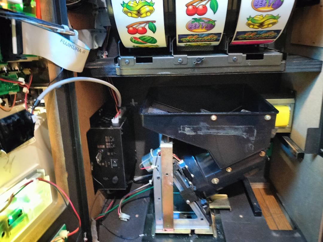 パチスロ実機】パイオニア☆『初代』ハイビ30【コイン不要機付】4号機