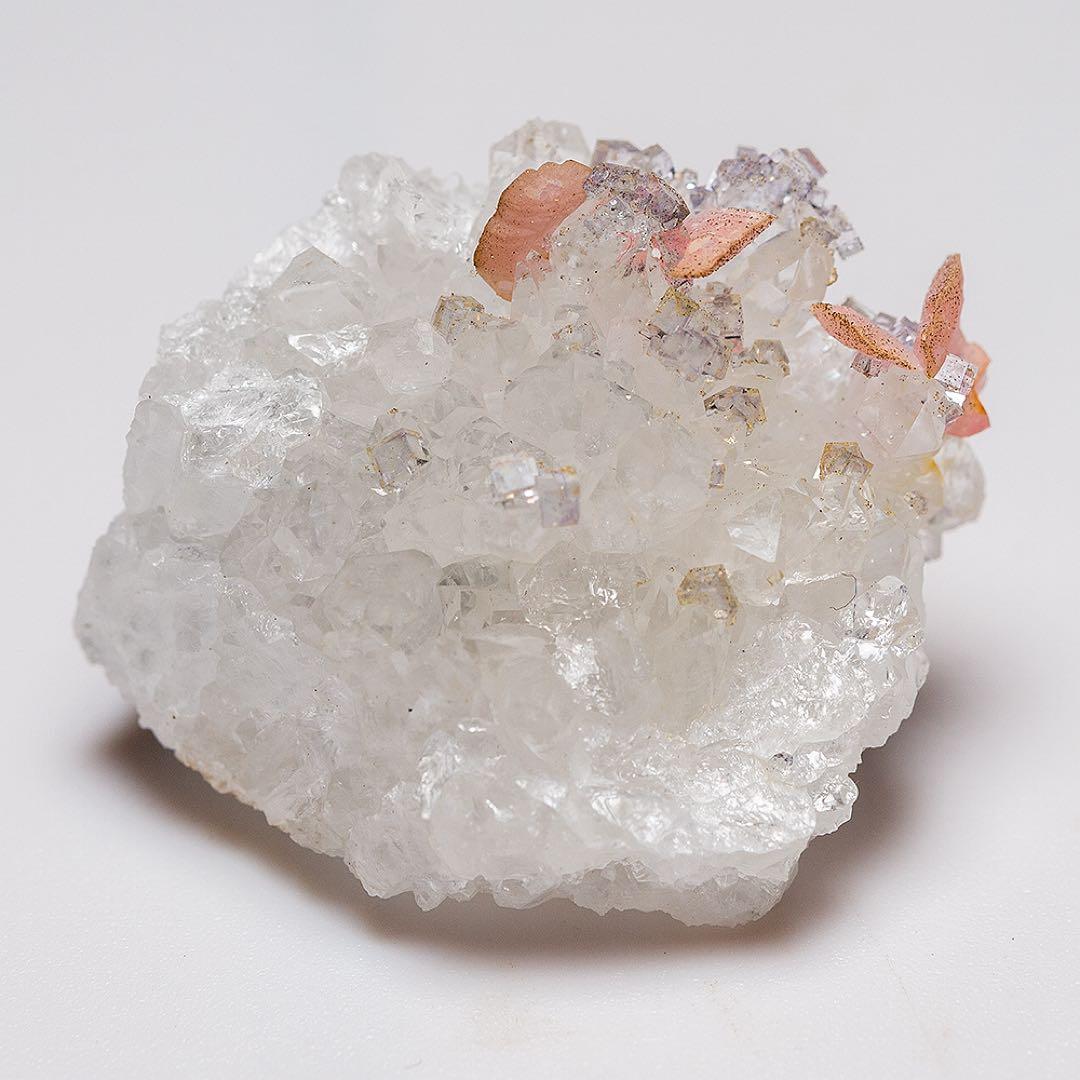 中国 ロードクロサイト フローライト 天然石 原石 鉱物標本 鉱石 蛍石