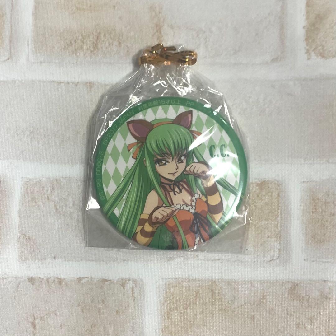 コードギアス プライズ景品 缶バッジ C.C. アリス柄