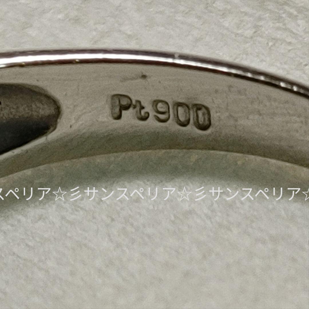 Pt900　ダイヤモンド1.00ctダブルライン リング