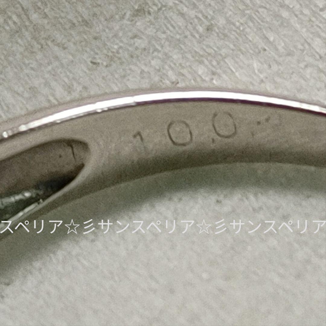 Pt900　ダイヤモンド1.00ctダブルライン リング