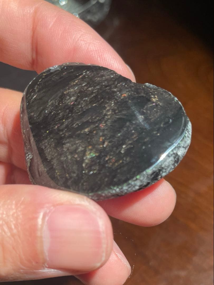 研磨品 十勝石玲瓏 スペシャルゴールデンレインボー