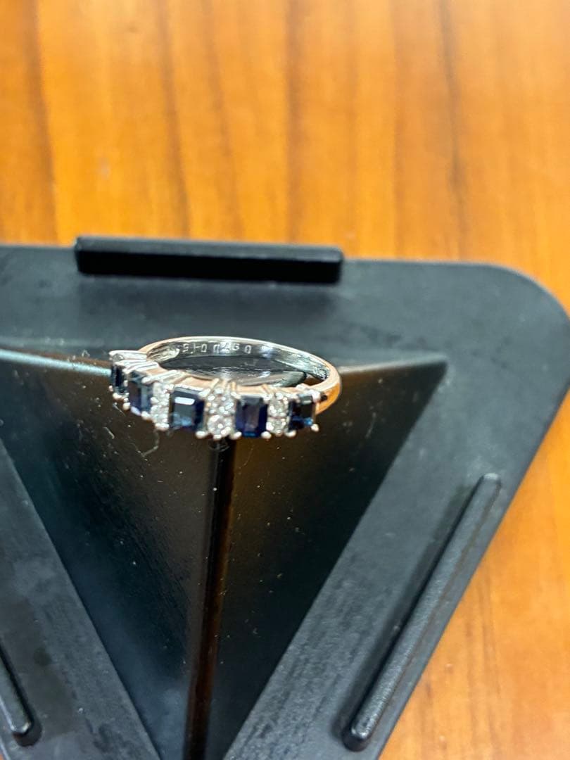 ＰT900 サファイアダイヤモンドリング