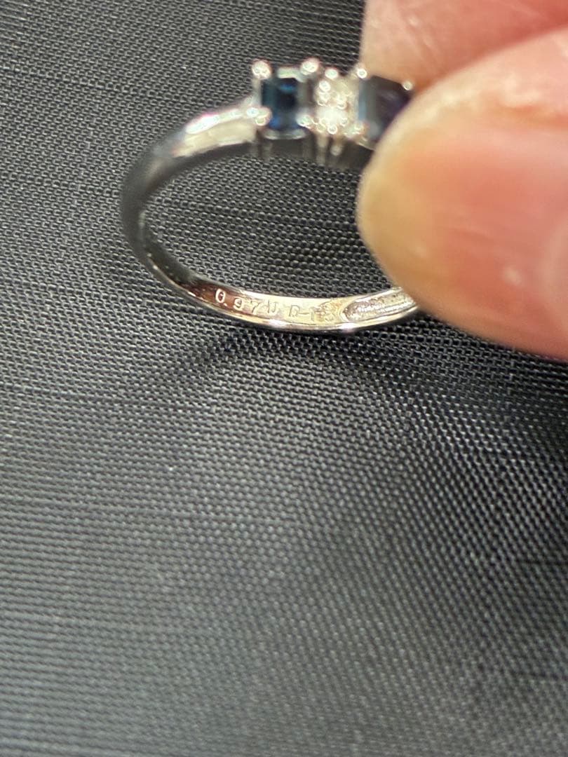 ＰT900 サファイアダイヤモンドリング