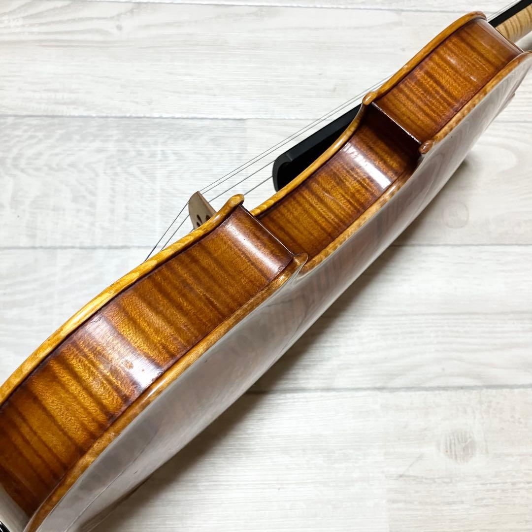 【中古良音】Jan Lorenz NO.37 4/4 バイオリン　虎杢　虎杢目