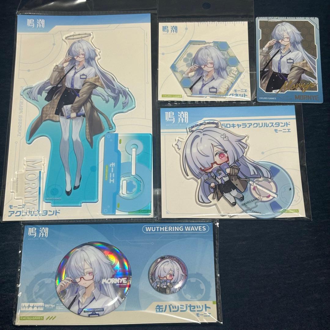 モーニエ 鳴潮 C107 アクリルスタンド 缶バッジ グッズ6種セット