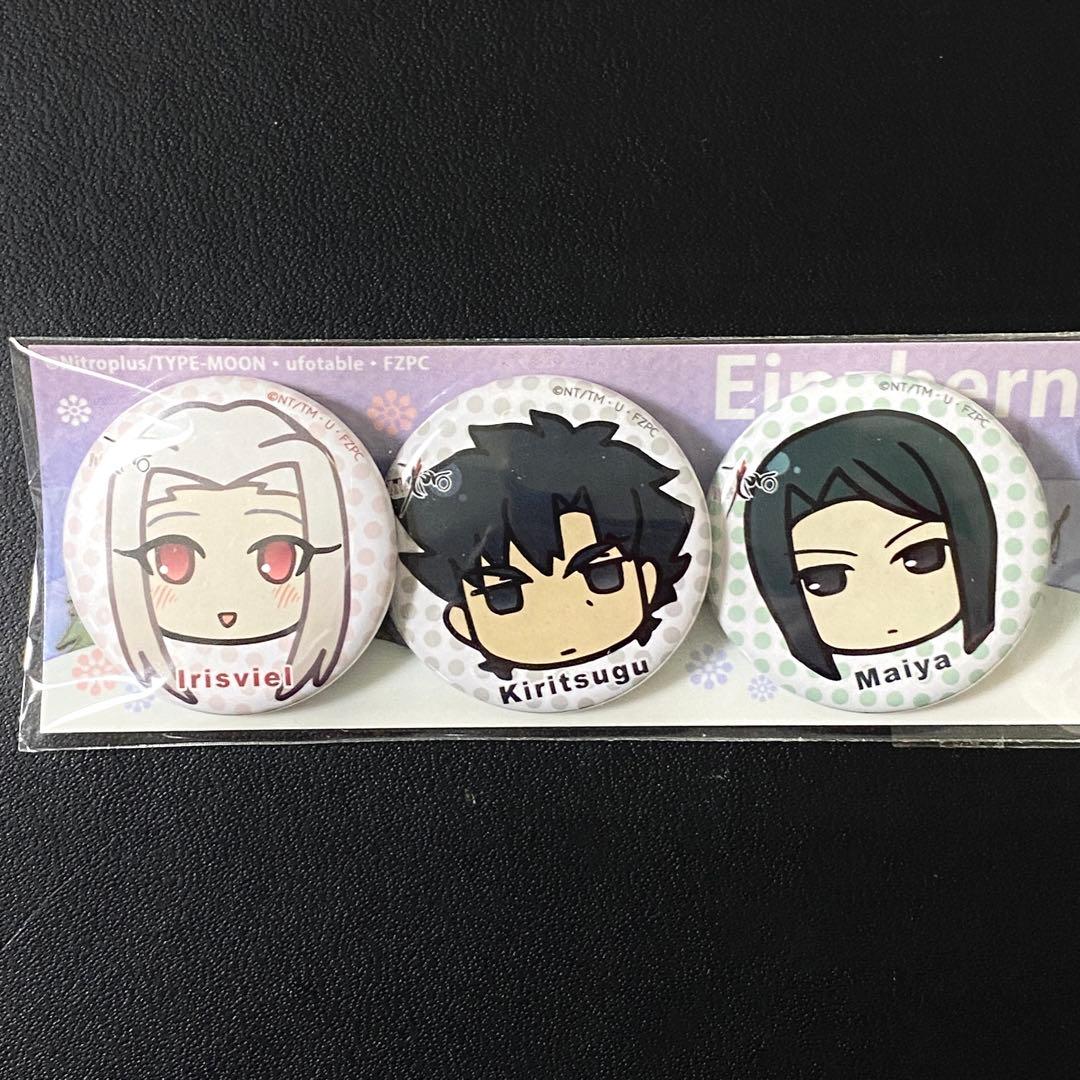Fate/Zero 希少 ufotable 缶バッジ 衛宮切嗣 アイリ 舞弥