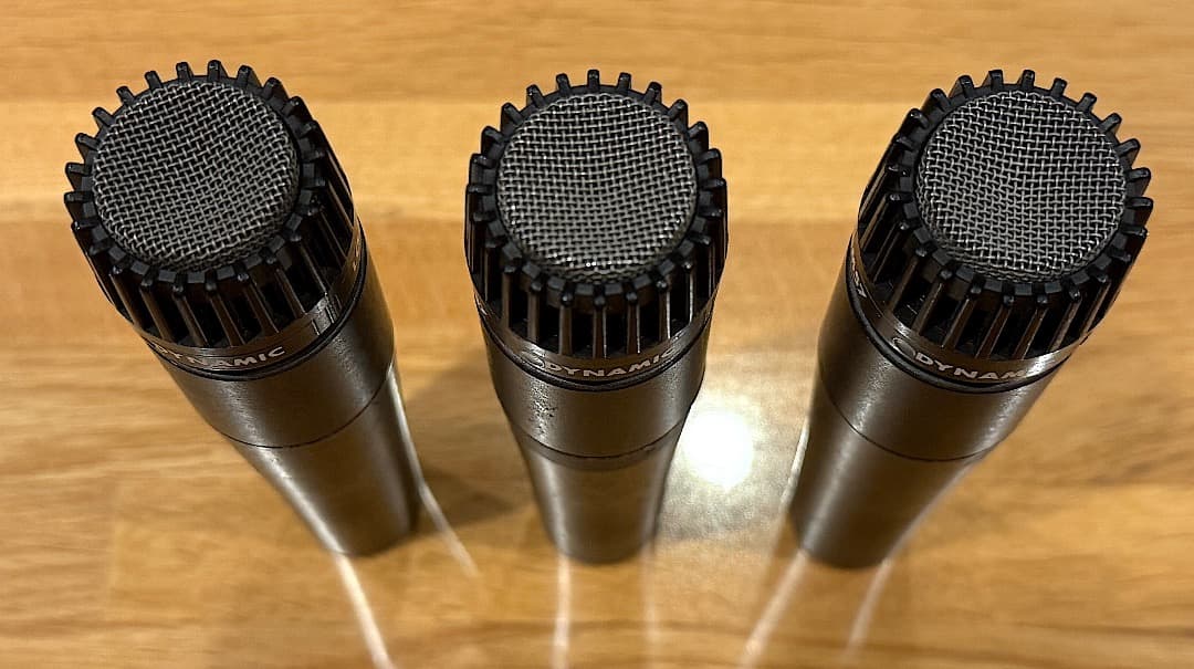 SHURE シュアー ダイナミックマイク SM57 3本　ジャンク