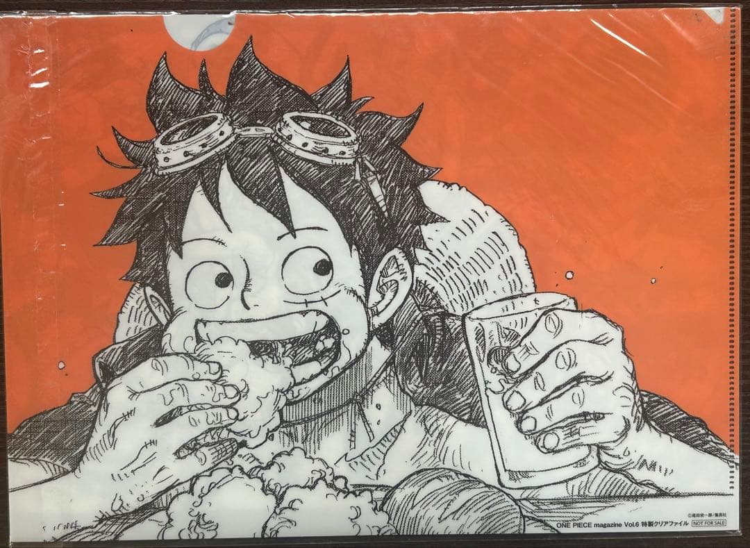ワンピースマガジンVol.6当選品☆特製クリアファイル☆2種セット☆ルフィ