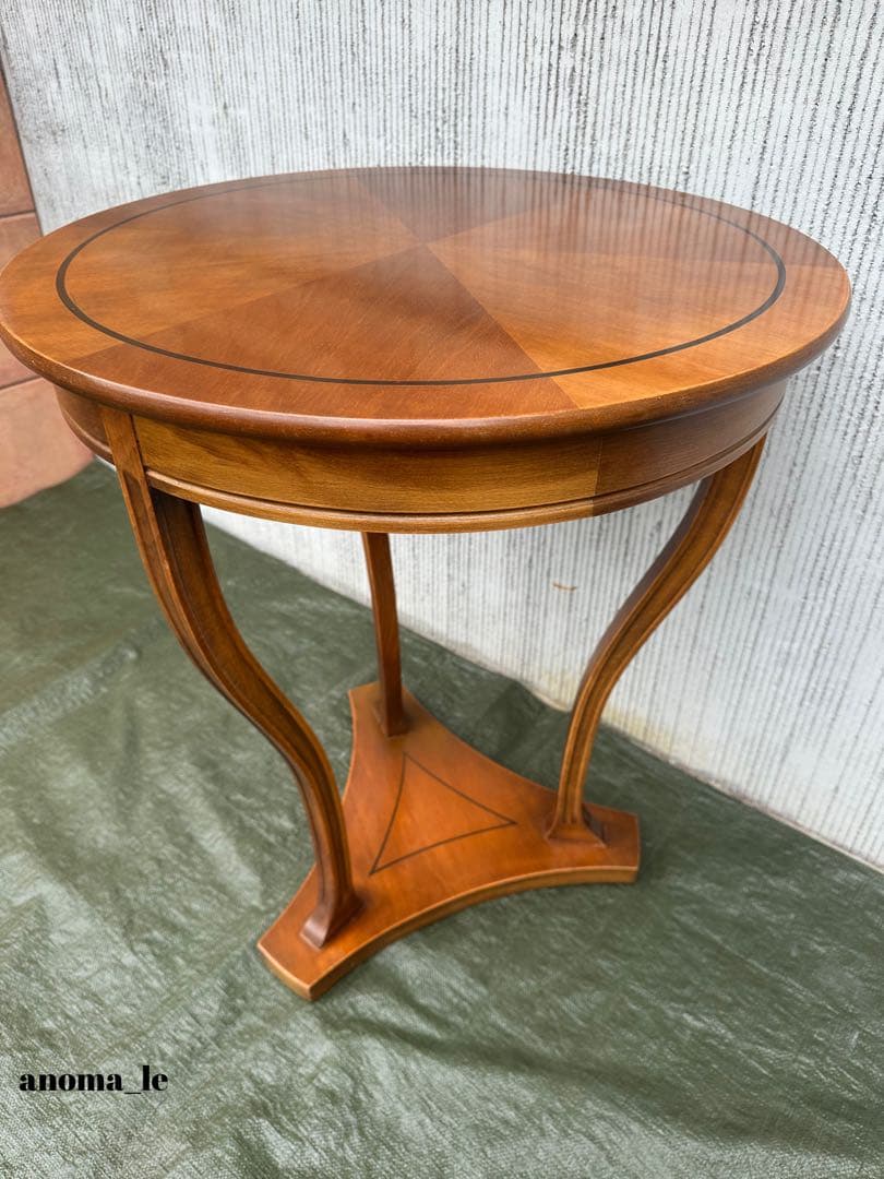 サイドテーブル】木製 イタリア オケージョナル 飾り台 花台 インテリア◎