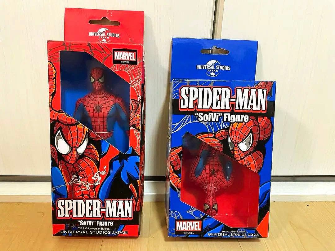 USJ ユニバ スパイダーマン ソフビフィギュア マーベル ユニバーサル