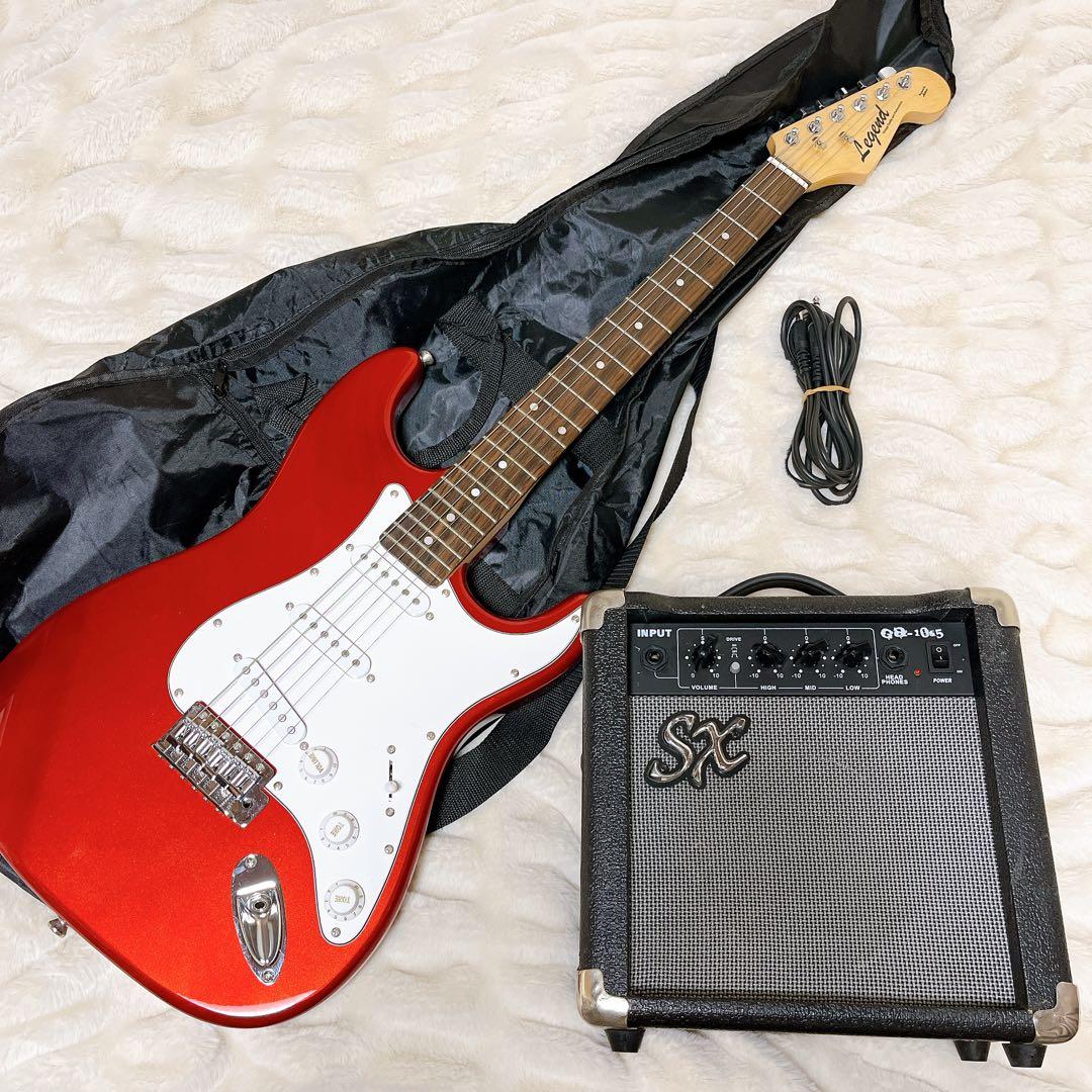 Regend レジェンド 初心者向けギター ストラトキャスター レッド 楽器
