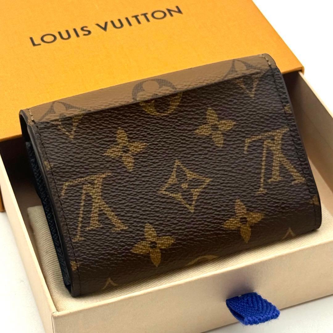 新品近い】ルイヴィトン モノグラムリバース ポルトモネロザリ 二