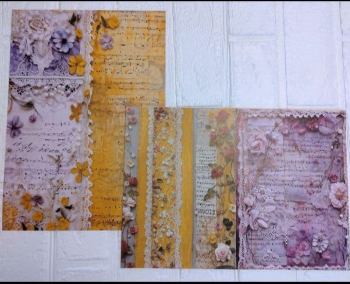 №12❷♡lien様♡両面印刷♡デザインペーパー16枚A 101