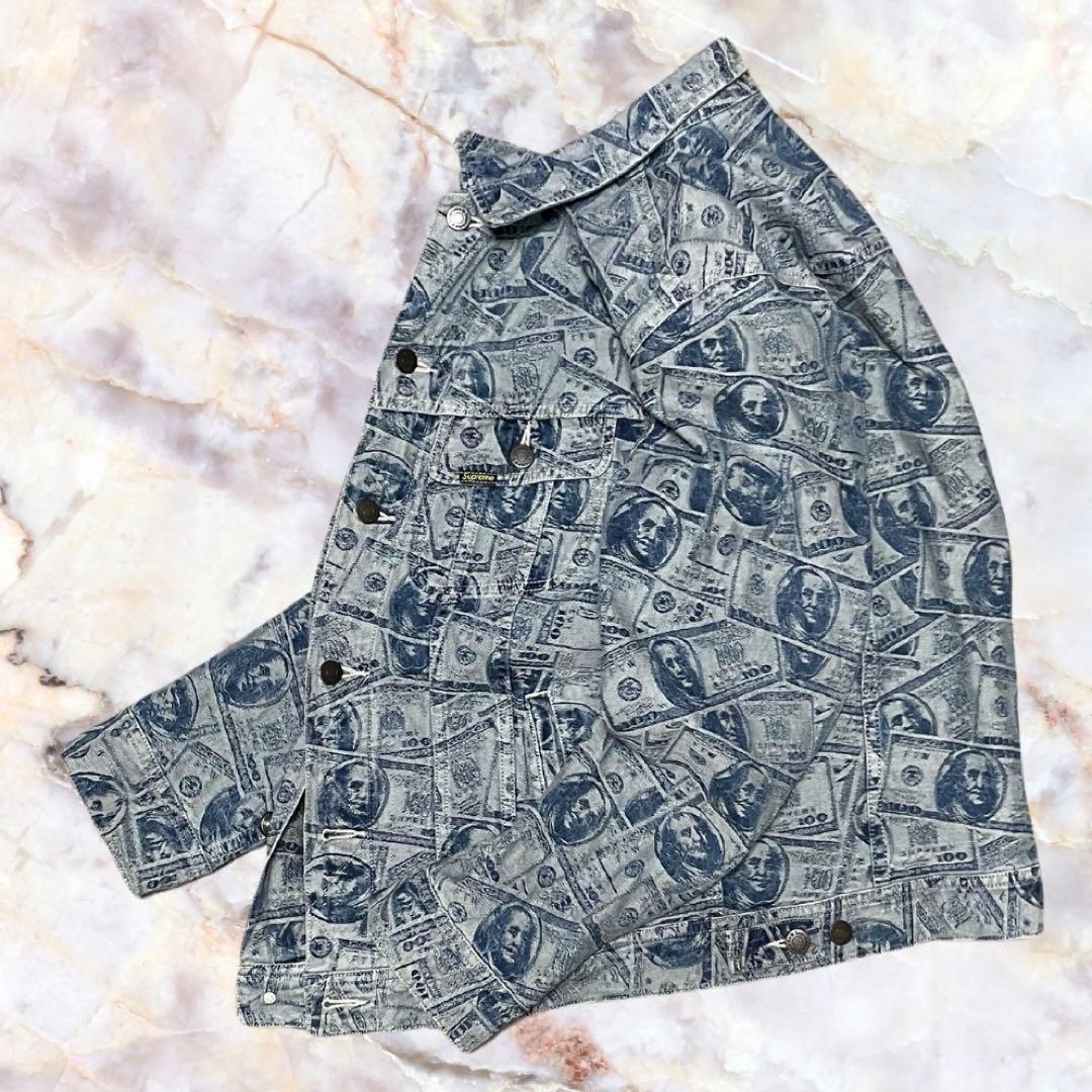 supreme 100 Dollar Bill Trucker Jacket - メルカリ
