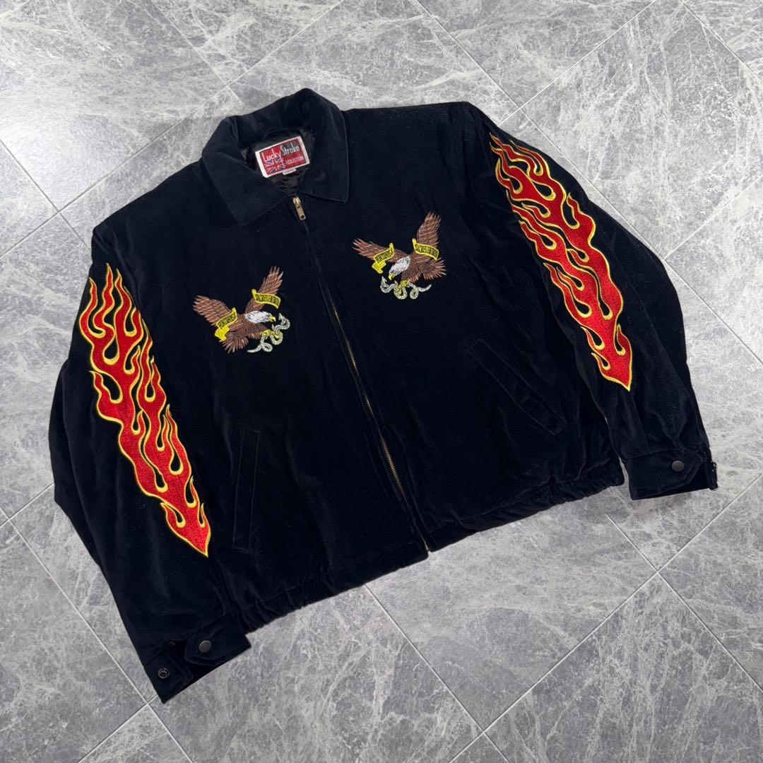 HOUSTON Lucky Stroke 別珍 短丈 ジャケット