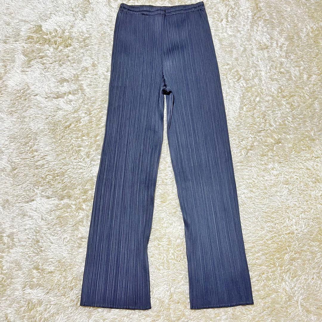 ISSEY MIYAKEプリーツブリーズ 変形パンツ斜めプリーツ PLEATS PLEASE
