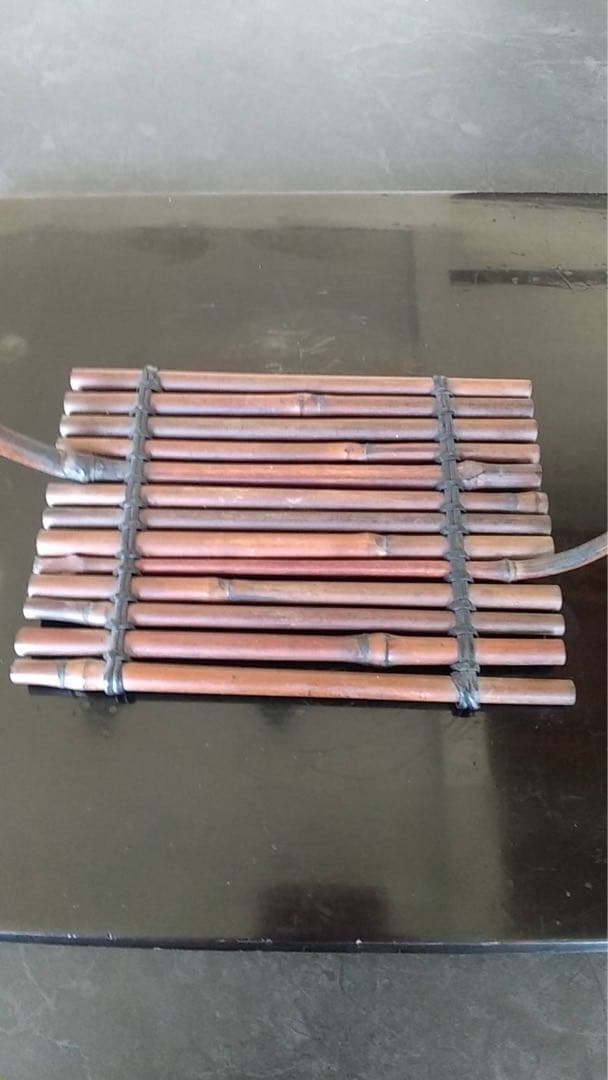 竹細工茶道具古道具竹花台そば猪口古竹