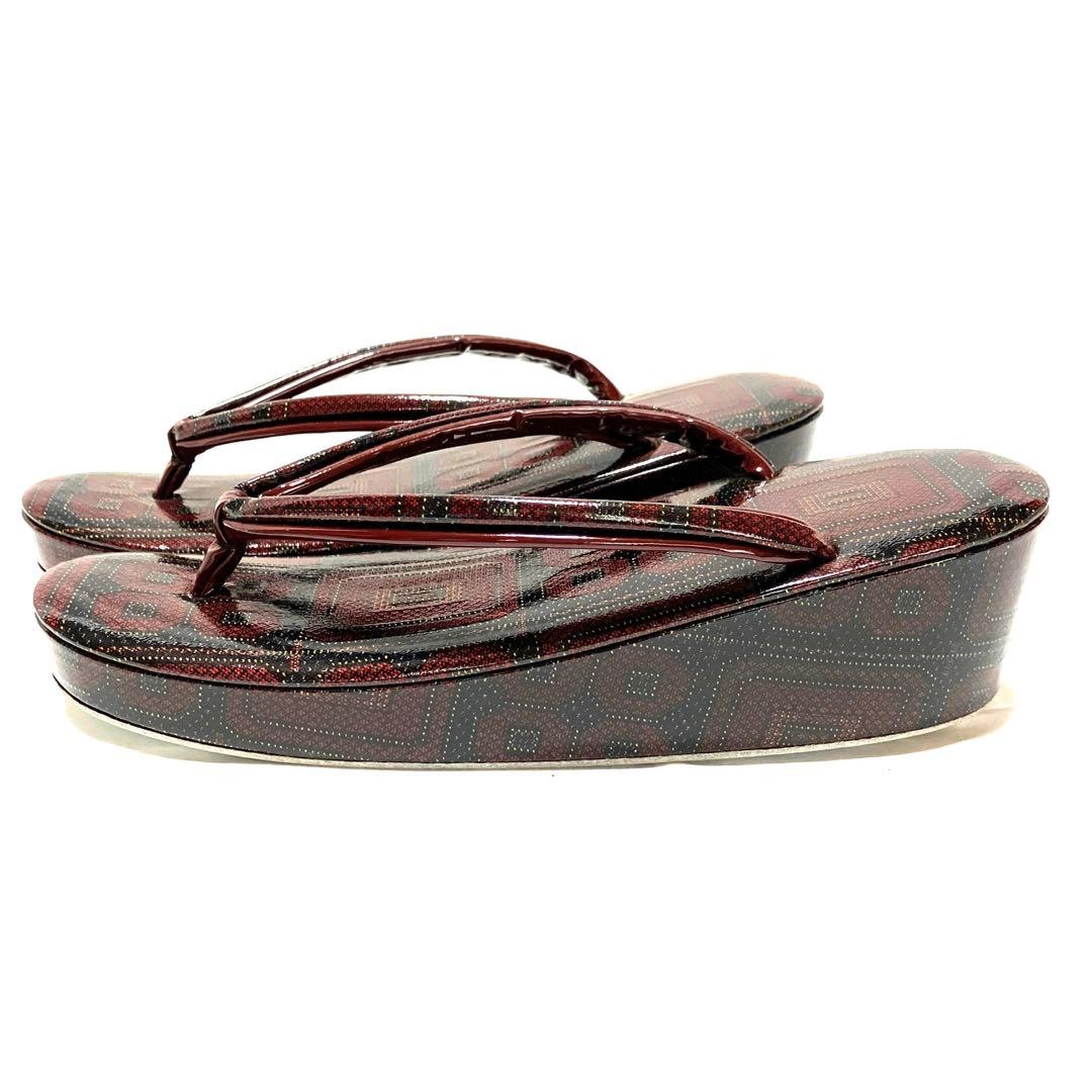 共布4点セット 着物・道行コート・草履・バッグ 昭和アンティーク 美術