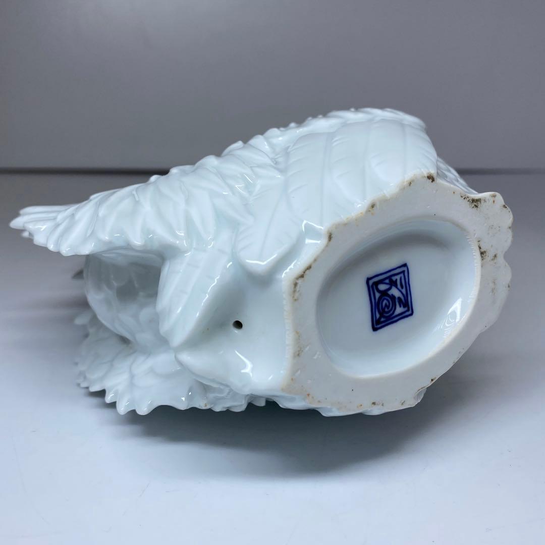 十二代 酒井田柿右衛門 鶏置物 H20cm 東キ7-1206☆