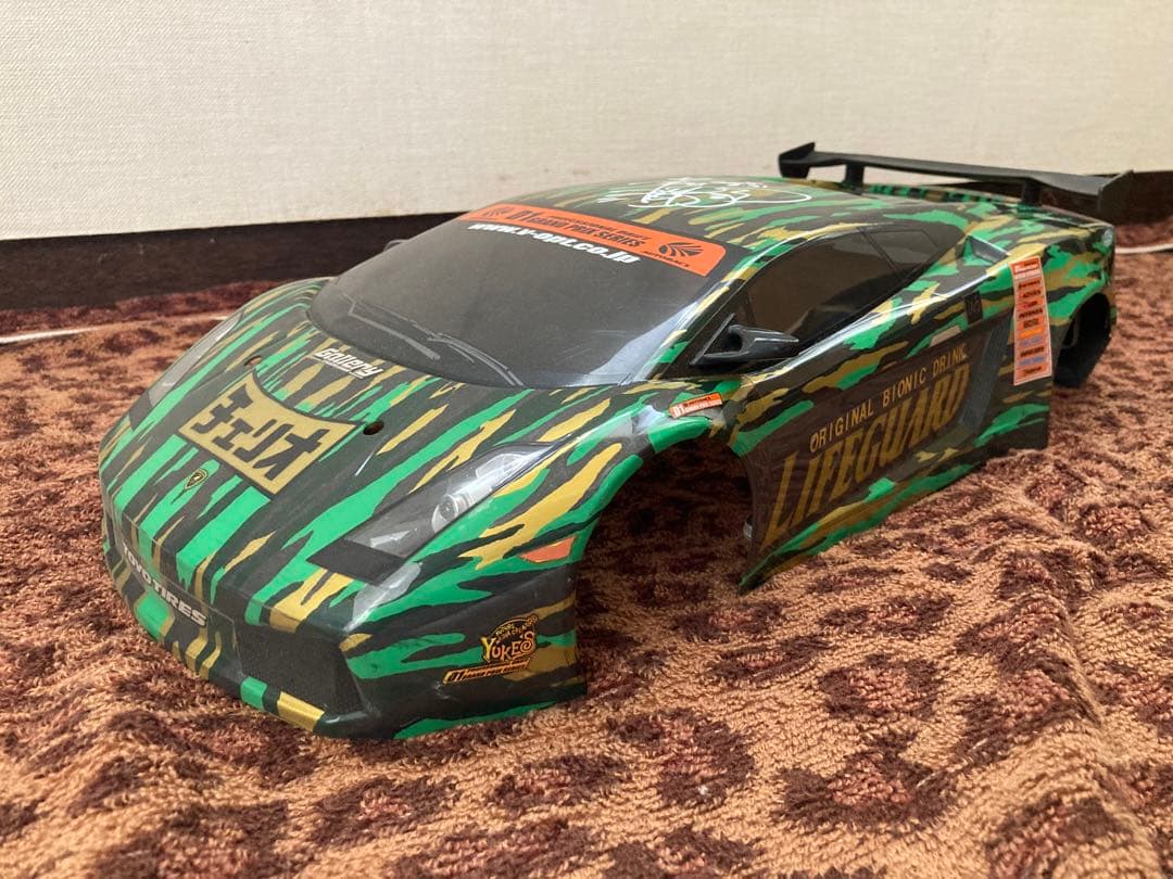 値下げしました！HPIラジコンボディ200mm幅ランボルギーニ　ガヤルド　絶版品