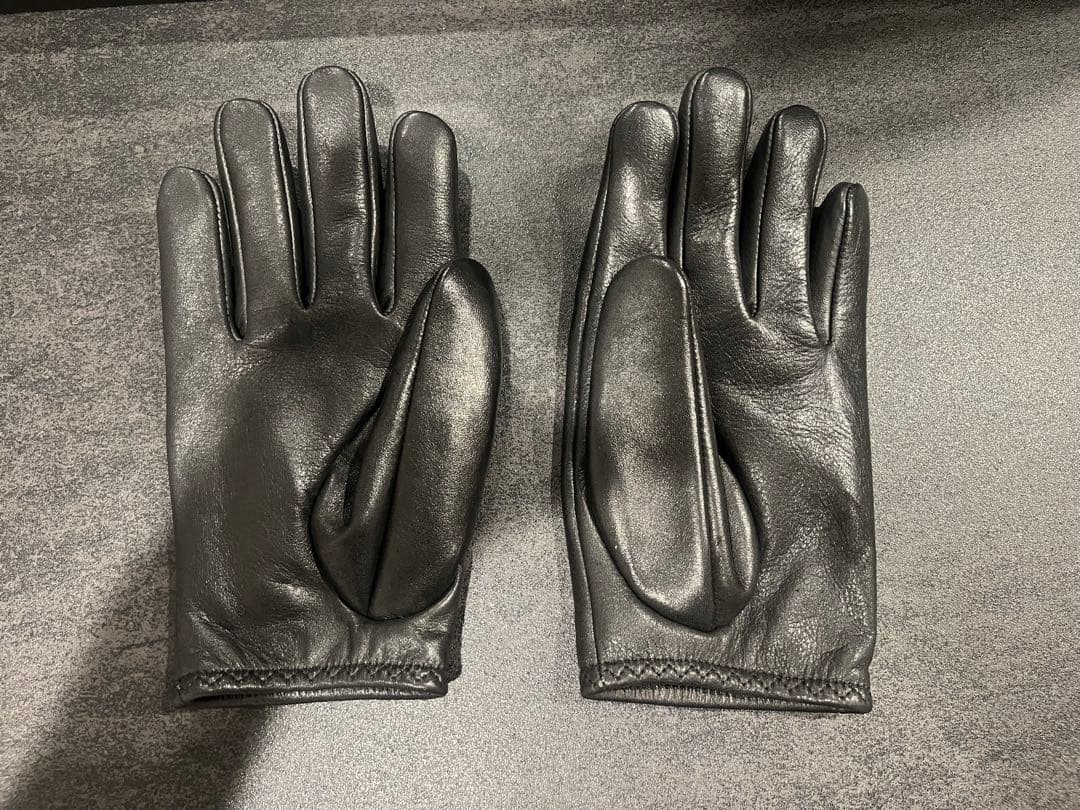 未使用品】MOTO ホースレザーショートグローブ ウォッシャブルホース