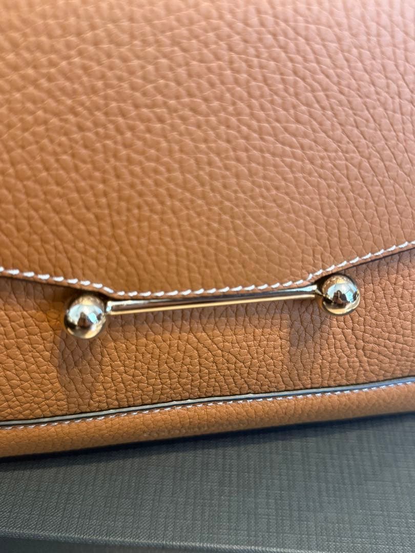 美品 STRATHBERRYストラスベリー モザイクバッグ　ブラウン