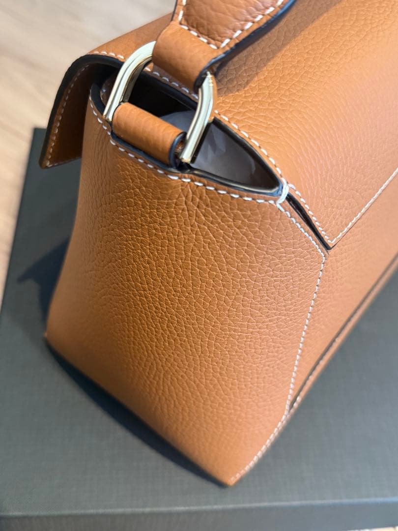 美品 STRATHBERRYストラスベリー モザイクバッグ　ブラウン