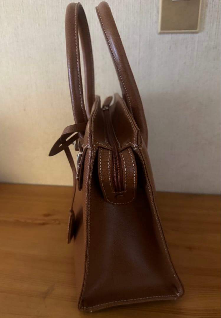 濱野 ハマノ HAMANO 本皮 ハンドバッグ