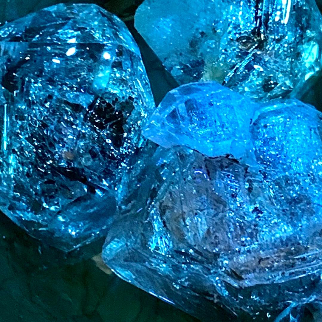 ペトロレアムクォーツ(中)10個セットl/蛍光水晶の通販はau PAY