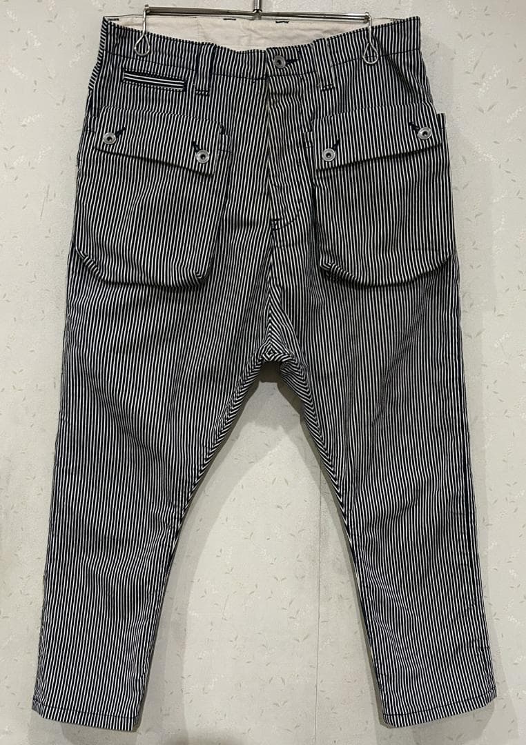 ＊ネイタルデザイン LotG55 ヒッコリー フラップ サルエルパンツ W32