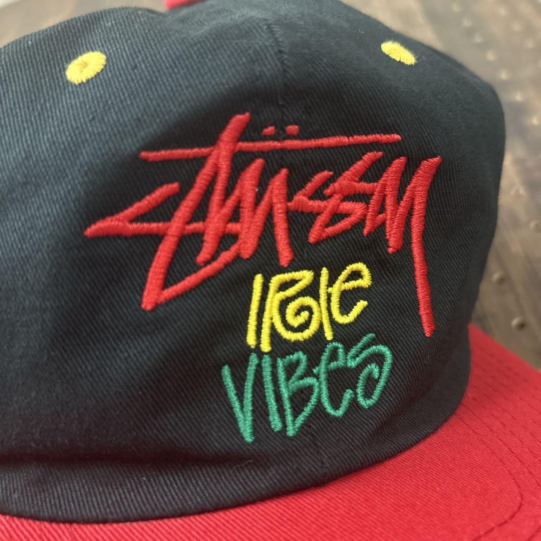 極美品 Stussy IRIE VIBES ラスタカラー キャップ 復刻