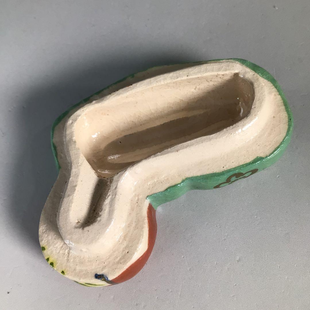 Ｎ３７２　香合　『桂窯　伊東桂楽造』『金彩色絵』『立雛香合』　共箱　茶道具