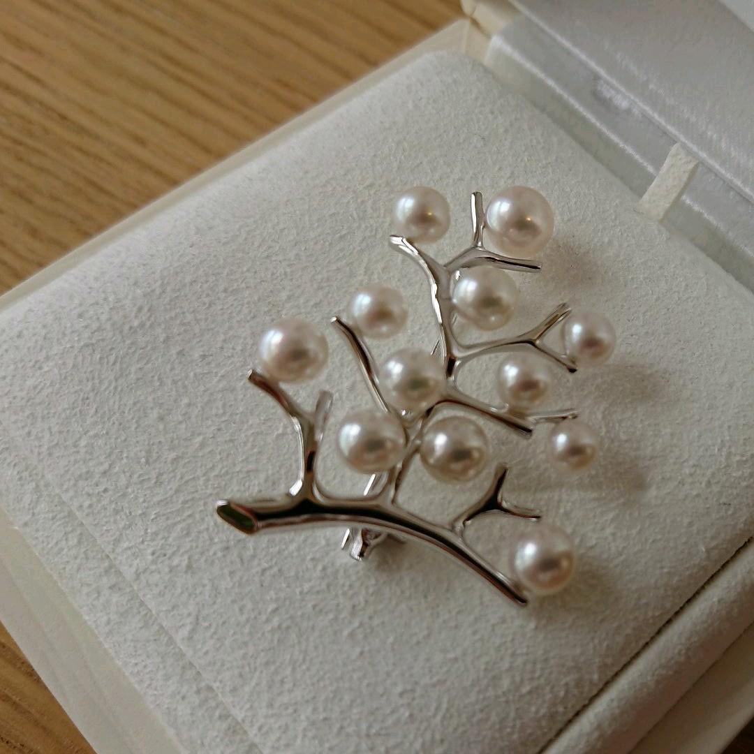 ミキモト ブローチ 幸福の木 良い