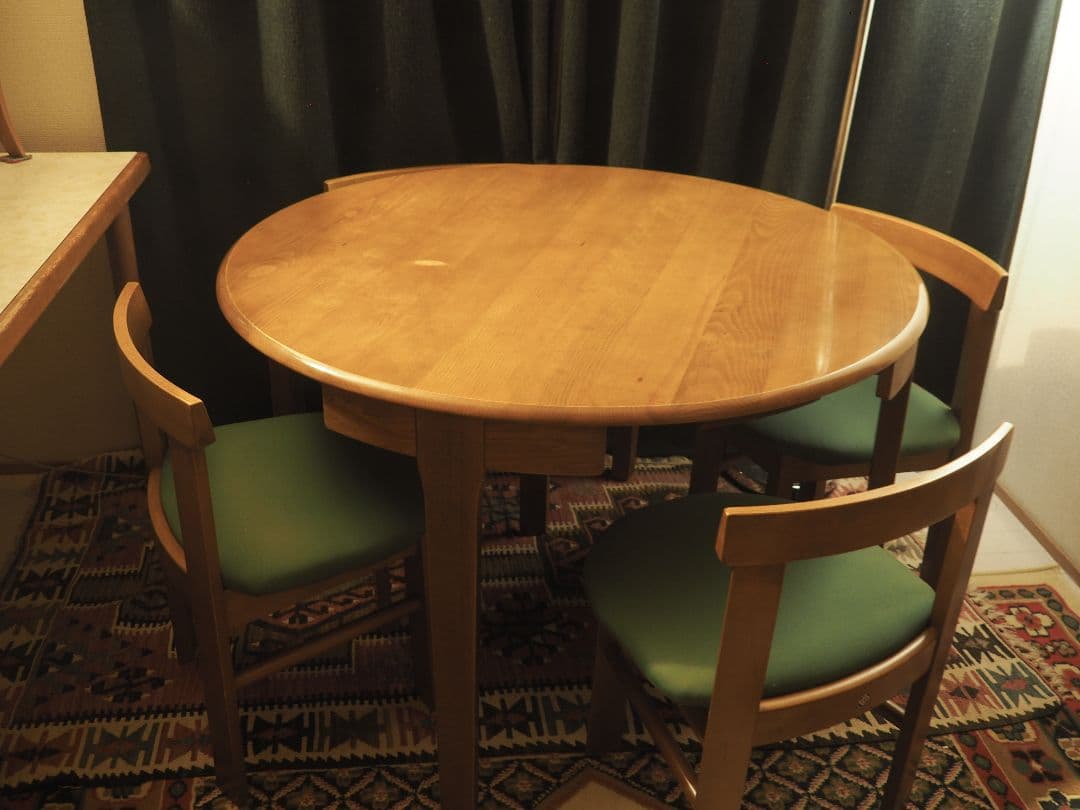 【thkm1078様】ラウンドダイニングテーブル&チェア