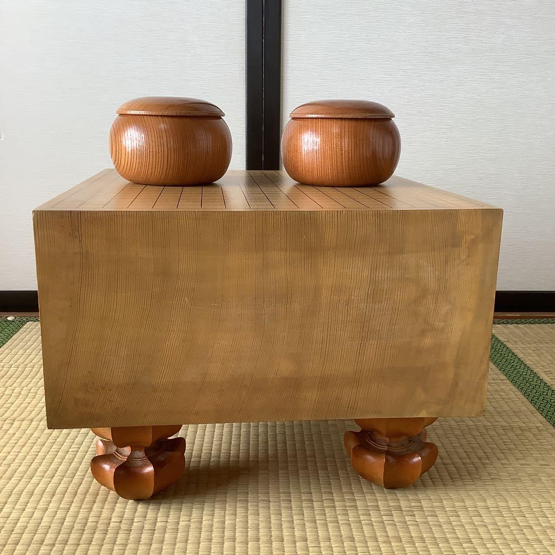 碁盤、碁石、碁石入れセット。　7-068