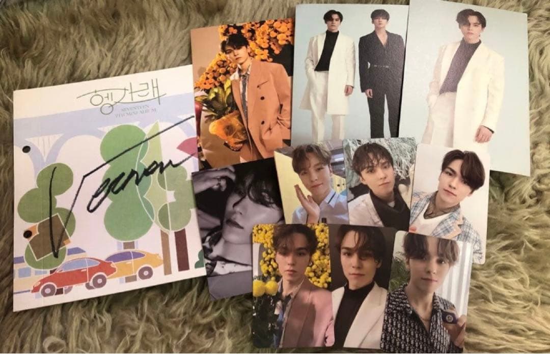 SEVENTEEN サイン入りアルバム ヘンガレ バーノン VERNON トレカ