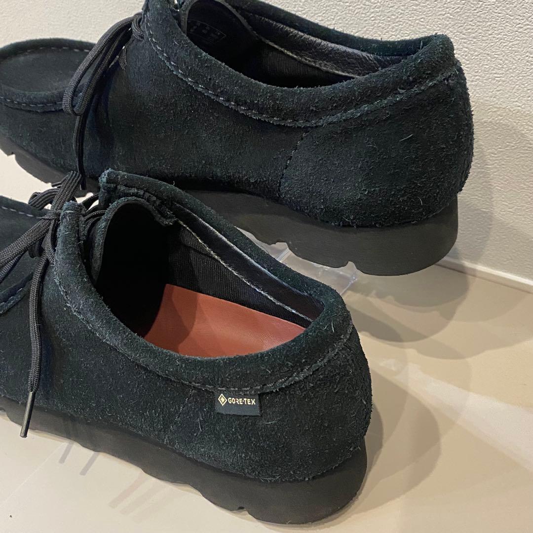 クラークス ワラビー GORE-TEX ブラック Clarks UK8 26.5