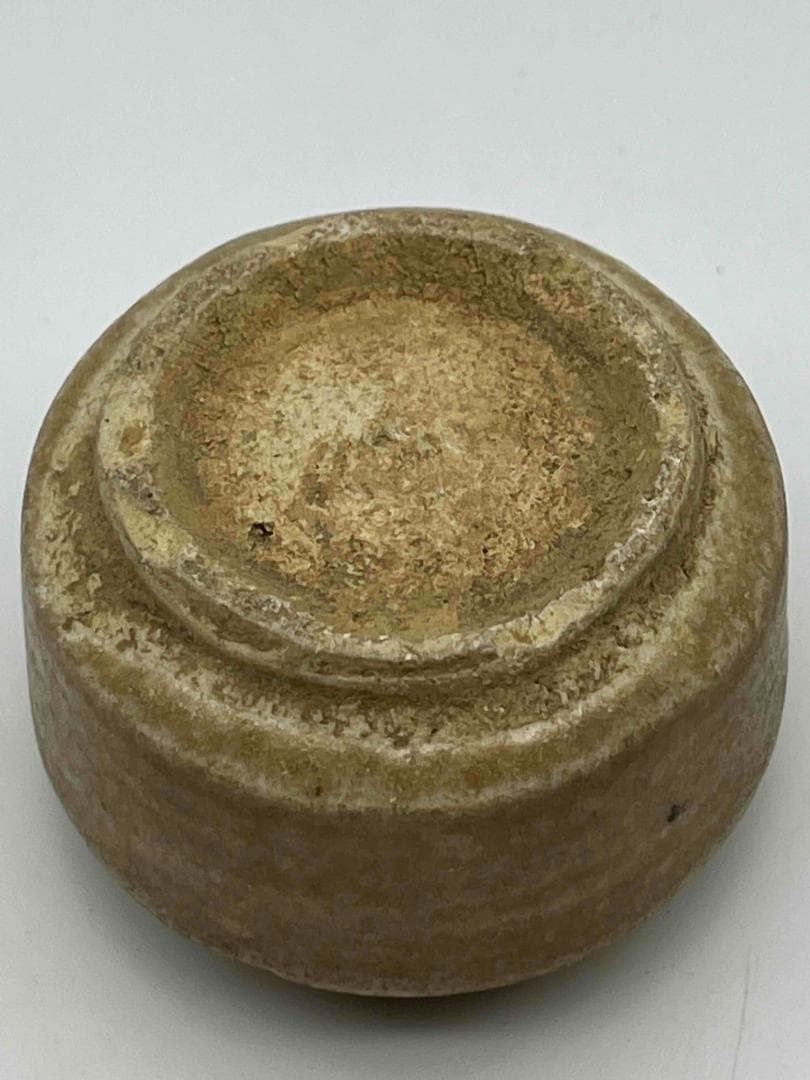 唐時代 青磁 相州窯 點彩 飛斑 香盒 粉盒 茶入 茶道具 唐物